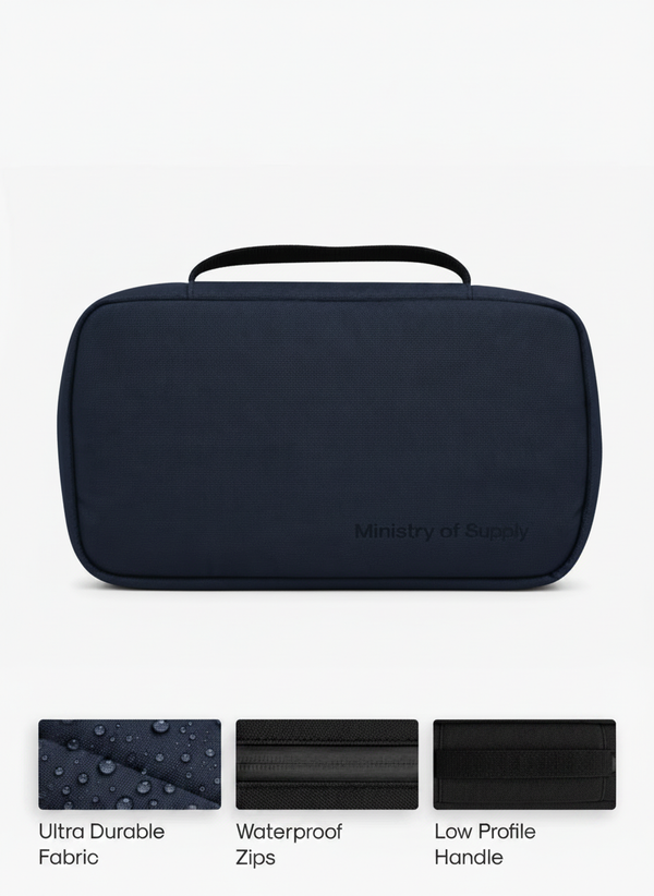 DopplerMatte Toiletry Kit in Navy