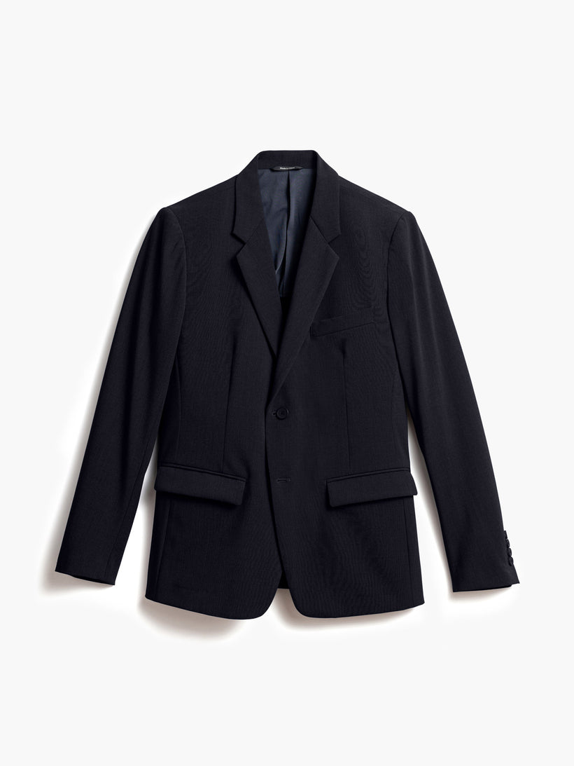 Men's Previous Generation Velocity Suit Jacket in Black, front view