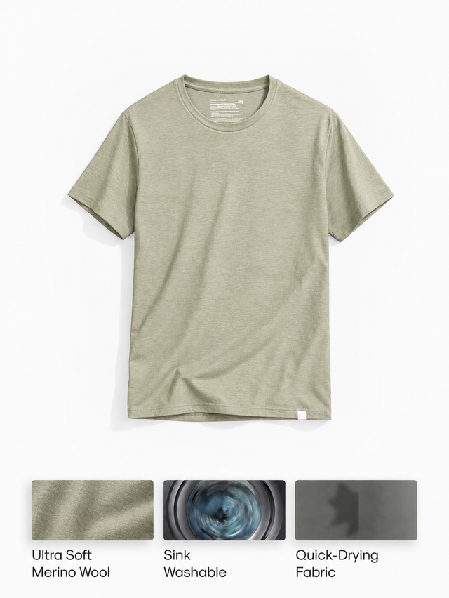 Men's Travel Merino Tee