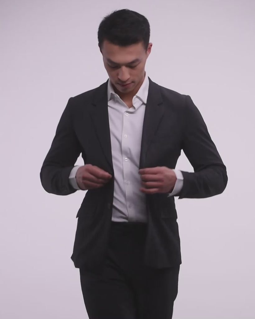 Men's Previous Generation Velocity Suit Jacket in Black, image 7
